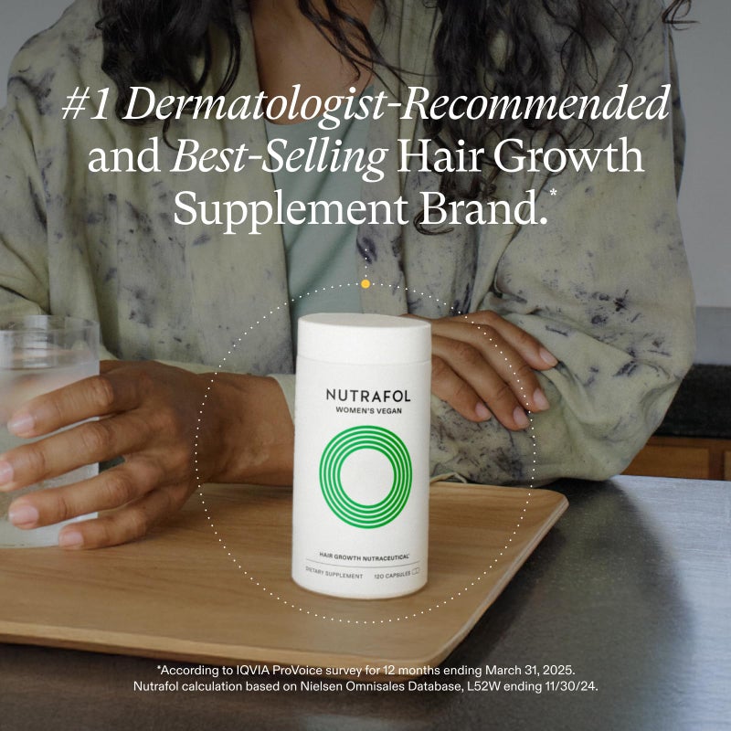 Nutrafol Women's Hair Growth Supplements, For Women 18-44 Years Old, Clinically Tested for Visibly Thicker, Stronger Hair, 100% Vegan Ingredients, Dermatologist Recommended - 2 Month Supply, 2 Pouches - Image 2